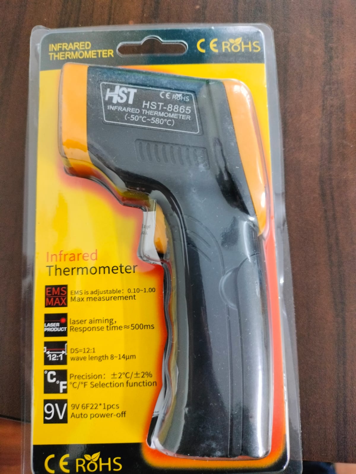 HST IR Thermogun Infrared Thermometer -50˚ to 580˚ Celsius HST8865